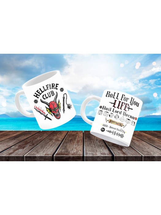 Чаша за кафе STRANGER THINGS - Roll For You Life